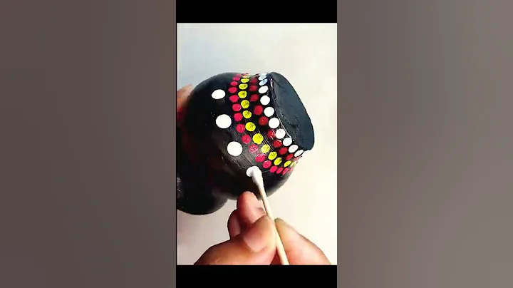 mandala pot painting #handcraft #shorts #shortsvideo #viral #viralvideo #potpainting