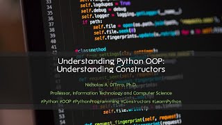 Understanding Python OOP: Understanding Constructors - 032723B01