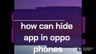 how can hide app in oppo phones screenshot 5