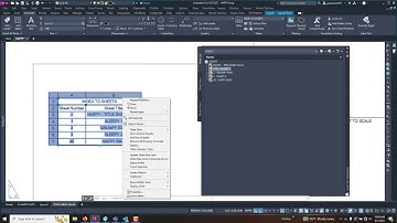 Civil 3D - Using Sheet sets to insert an index to sheets