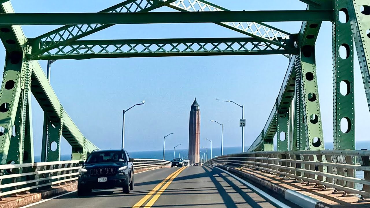 FIRE ISLAND INLET BRIDGE OCEAN PARKWAY ROBERT MOSES,  GILGO ,JONES  BEACH BIKE TRAIL DRIVE 