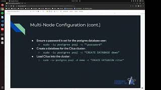 Citus Configuration 101