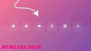 AMAZING ICON USING HTML CSS |DO YOU KNOW THIS DESIGN@pinkweb0
