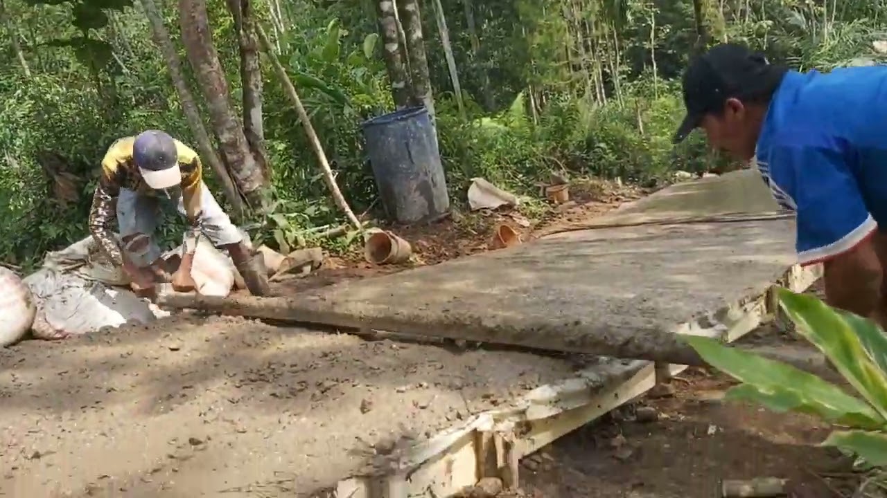 cara menggaris/grooving pada jalan coran beton dr pembersih lantai