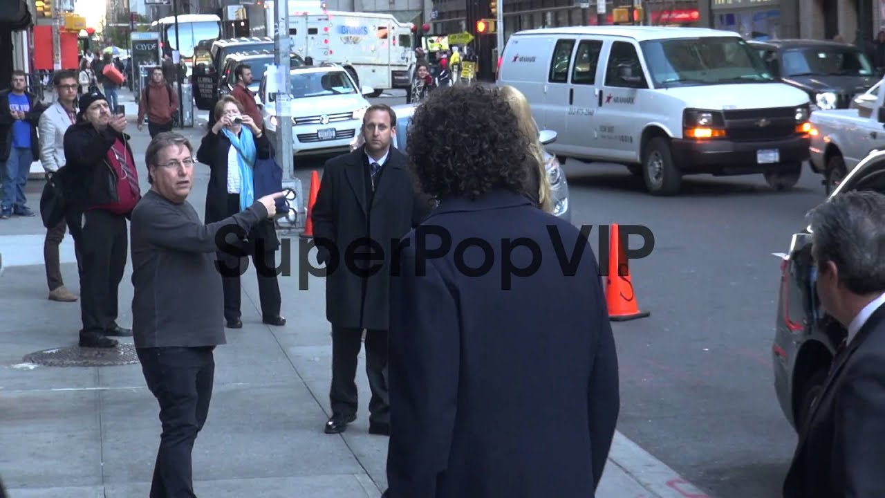 Howard Stern and Beth Ostrosky at the 'Late Show with Dav...