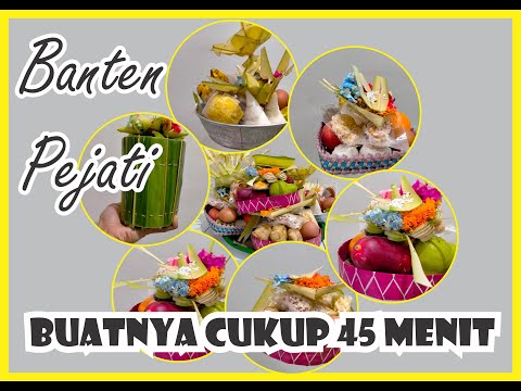 Tutorial Membuat Banten Pejati Alit