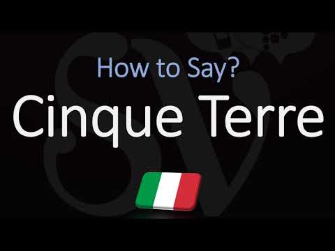 How to Pronounce Cinque Terre? (CORRECTLY) Italian Pronunciation - YouTube