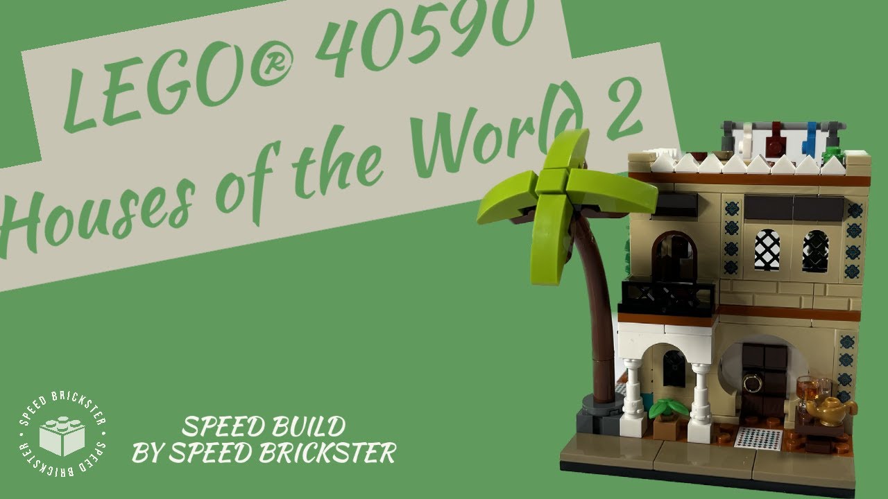 LEGO® GWP 40590 Houses of the World 2 | Speed Build - Speed Brickster