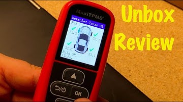 Autel TS201 MaxiTPMS TPMS Sensor Scan Tool Unboxing Review and Demo