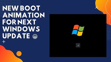 New Windows 10 boot animation for next update!