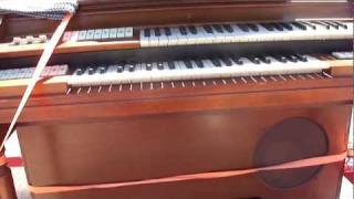 Early 1950s Wurlitzer Electrostatic Reed Organ model 44