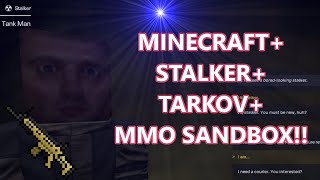 First Look Review, STALCRAFT, Minecraft Graphics + Stalker Universe with MMO OPEN WORLD PVP!