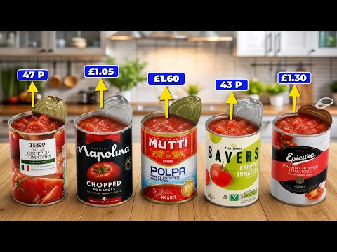 I Compared 8 Canned TOMATO Brands (Only 3 That Are Actually Real Tomatoes)