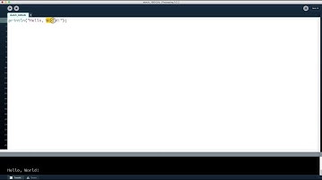 Writing your first program in Processing (Hello, World!)