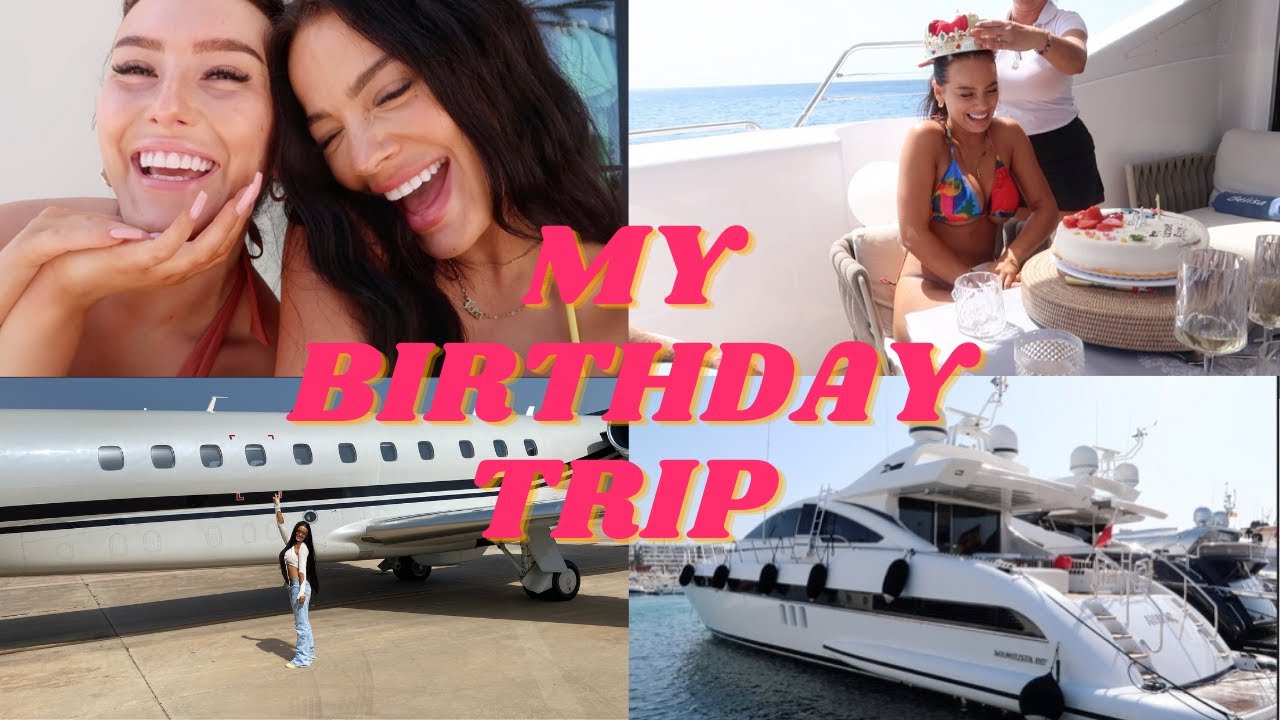 I FLEW TO IBIZA ON A PRIVATE JET FOR MY BIRTHDAY