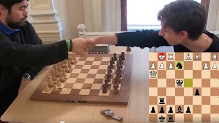 картинка: Хикару Накамура VS Даниил Дубов. Живая партия.