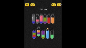 [BRAIN GAME] Soda Sort Puzzle LEVEL 2396 (Challenging the World Record)