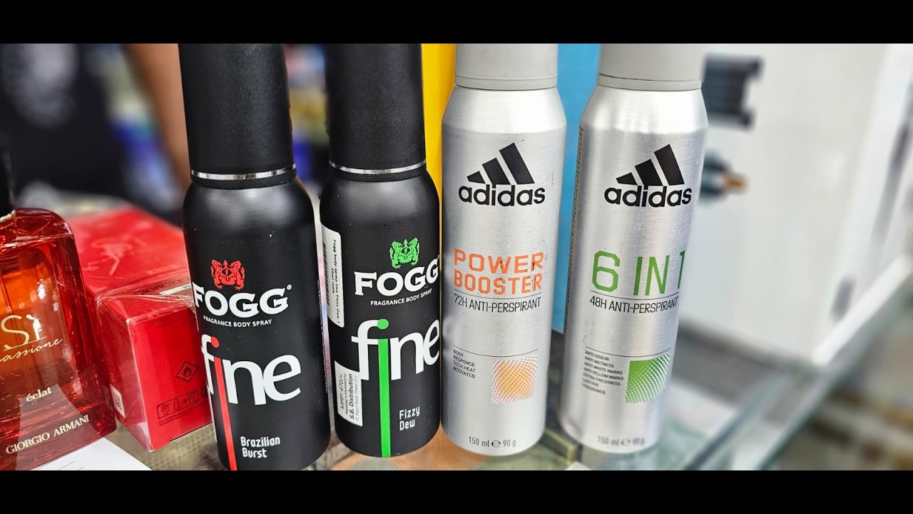 Дезодоранты Adidas и Fogg (торговый центр Star World Metro Mall)