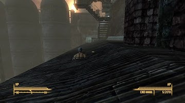 Fallout 3. Falling Through The Roof In The Pitt Steelyard