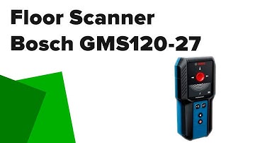 Bosch GMS120-27 Review. Professional Wall/Floor Scanner (0601081710)
