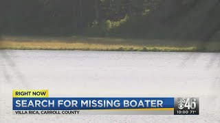 Search for missing boater continues in Carroll County; Here is your 10 a.m. UPDATE