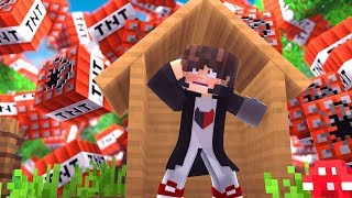 Minecraft: DESAFIO DA BASE 100% SEGURA CONTRA CHUVA DE TNT  ‹ JUAUM ›