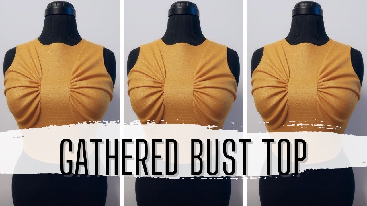Первый день из трех: Задание по пошиву одежды | Как сшить укороченный топ со сборками на груди (п...