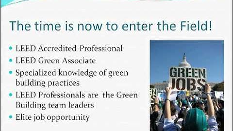 Leed Green Associate, Leed Project Manager