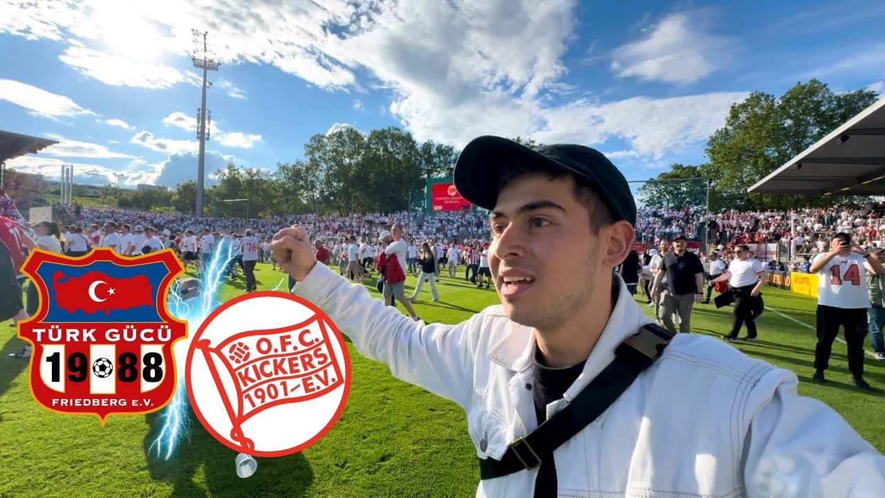 HESSENPOKAL 🏆 | Platzsturm🔥🔴⚪️ | TÜRK GÜCÜ FRIEDBERG vs KICKERS OFFENBACH | Stadionvlog