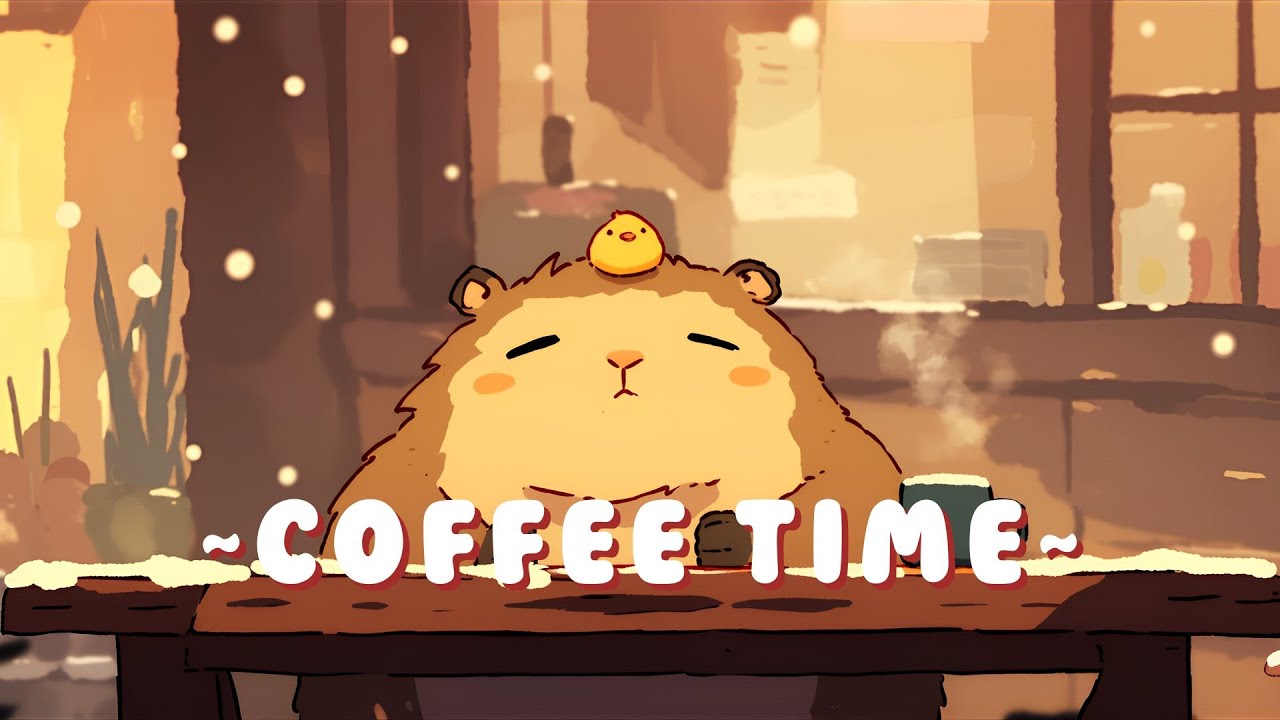 Capybara Study Beats - Peaceful Music for Your Soul ~ Dreamy Vibes ~ 🎵 💫