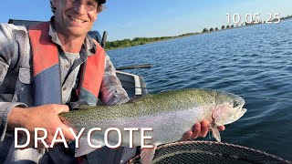 #35 DRAYCOTE - 6.5lb Rainbow with 37 boated between us Flyfishing for trout #catchandrelease