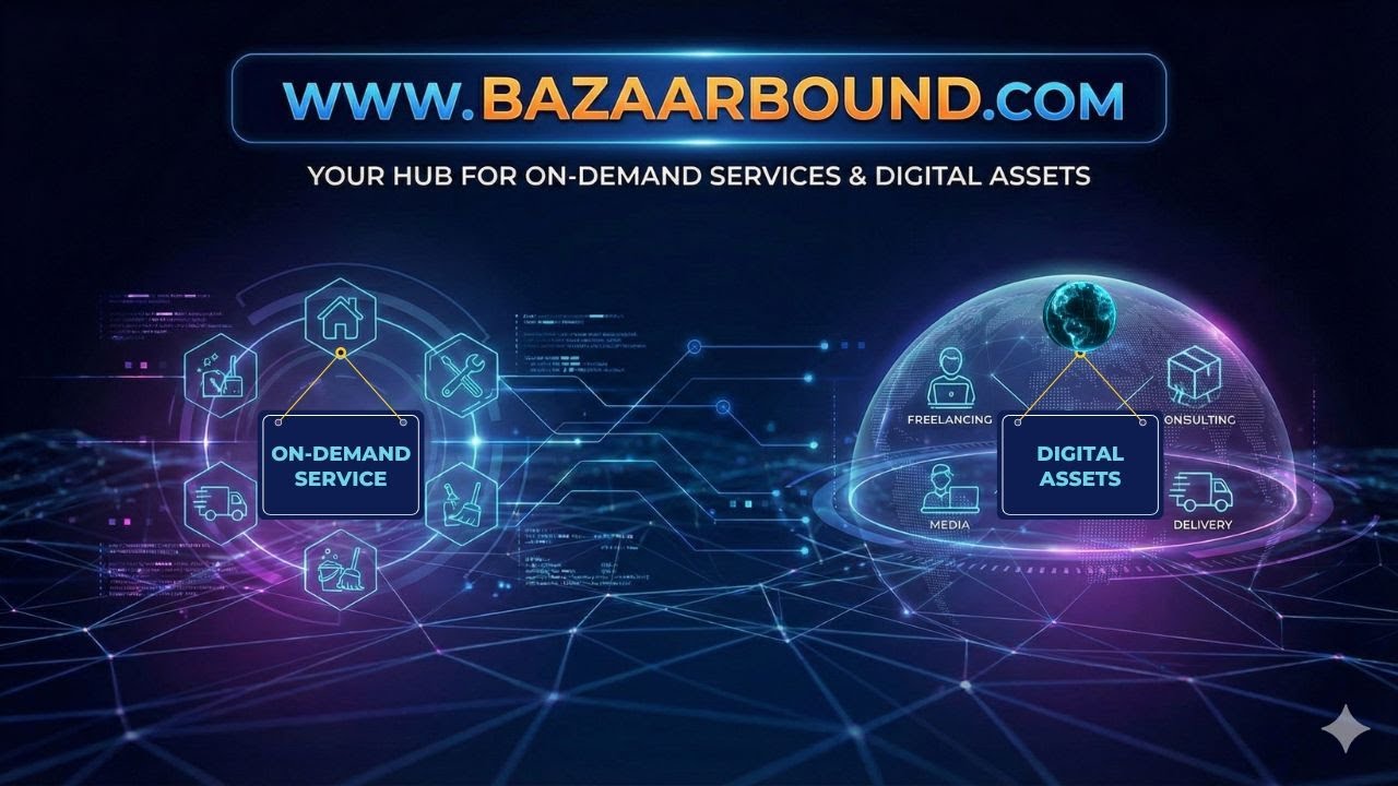 BazaarBound.com – Digital Products + Expert Services in One Powerful Marketplace