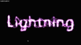 How to Generate Shocking 2D Lightning Effects - Demo