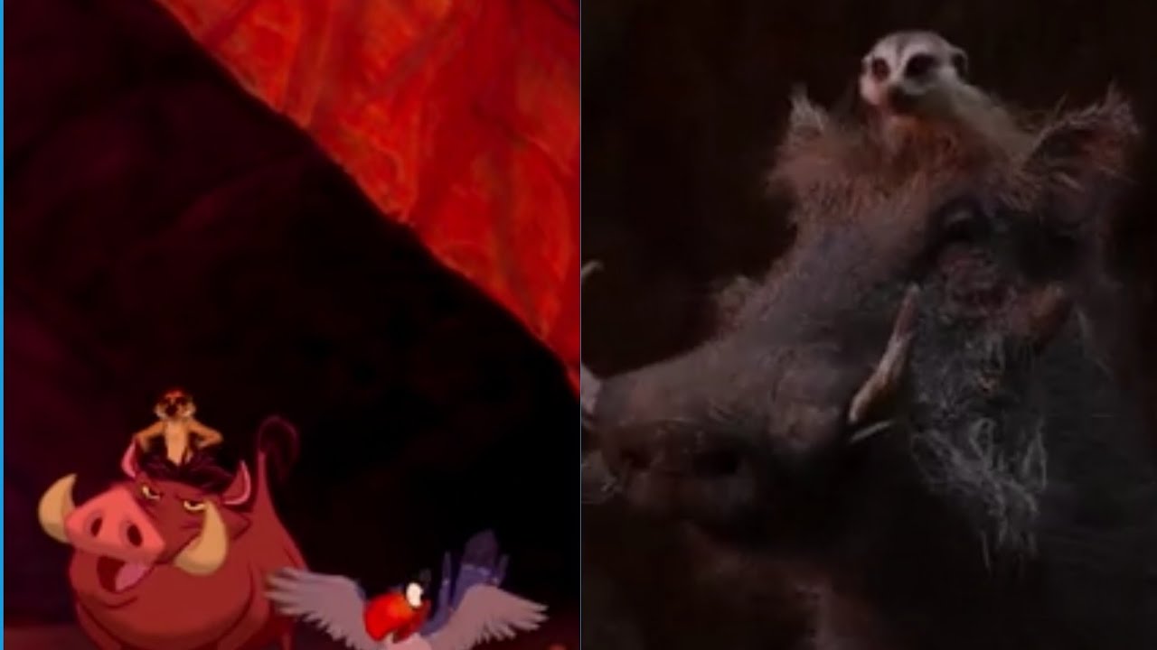 Король лев-,,Пумба и Тимон сражаются с гиенами