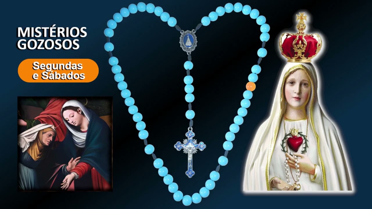 Terço Mariano - Segunda-feira - Mistérios Gozosos