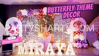 Elegant Butterfly Theme Decor for a Magical Celebration🦋✨#butterflytheme #butterflythemedecor #event screenshot 1