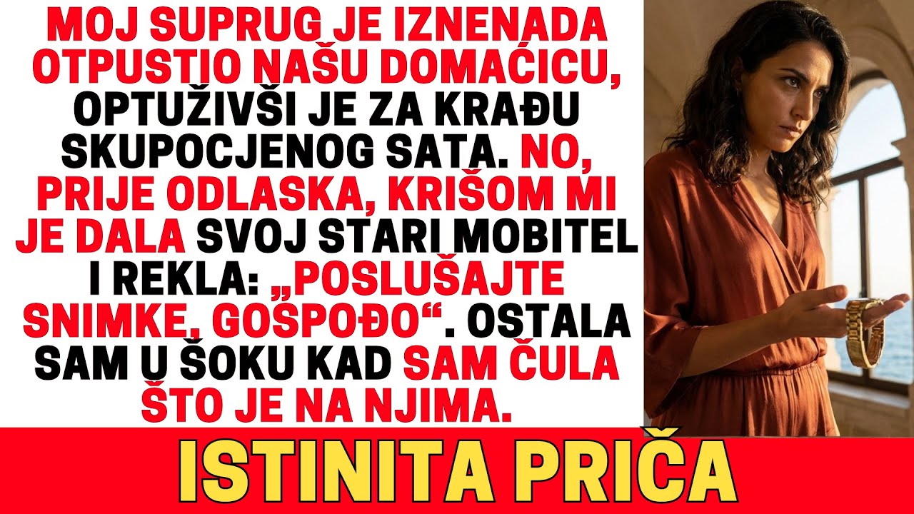 Suprug je optužio domaćicu za krađu samo da sakrije plan otimanja mog čitavog bogatstva.