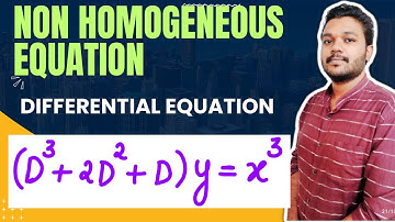 Non homogeneous differential equation | Case polynomial in x|Example solved|Engineering mathematics|