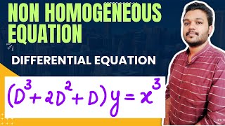 Non homogeneous differential equation | Case polynomial in x|Example solved|Engineering mathematics|