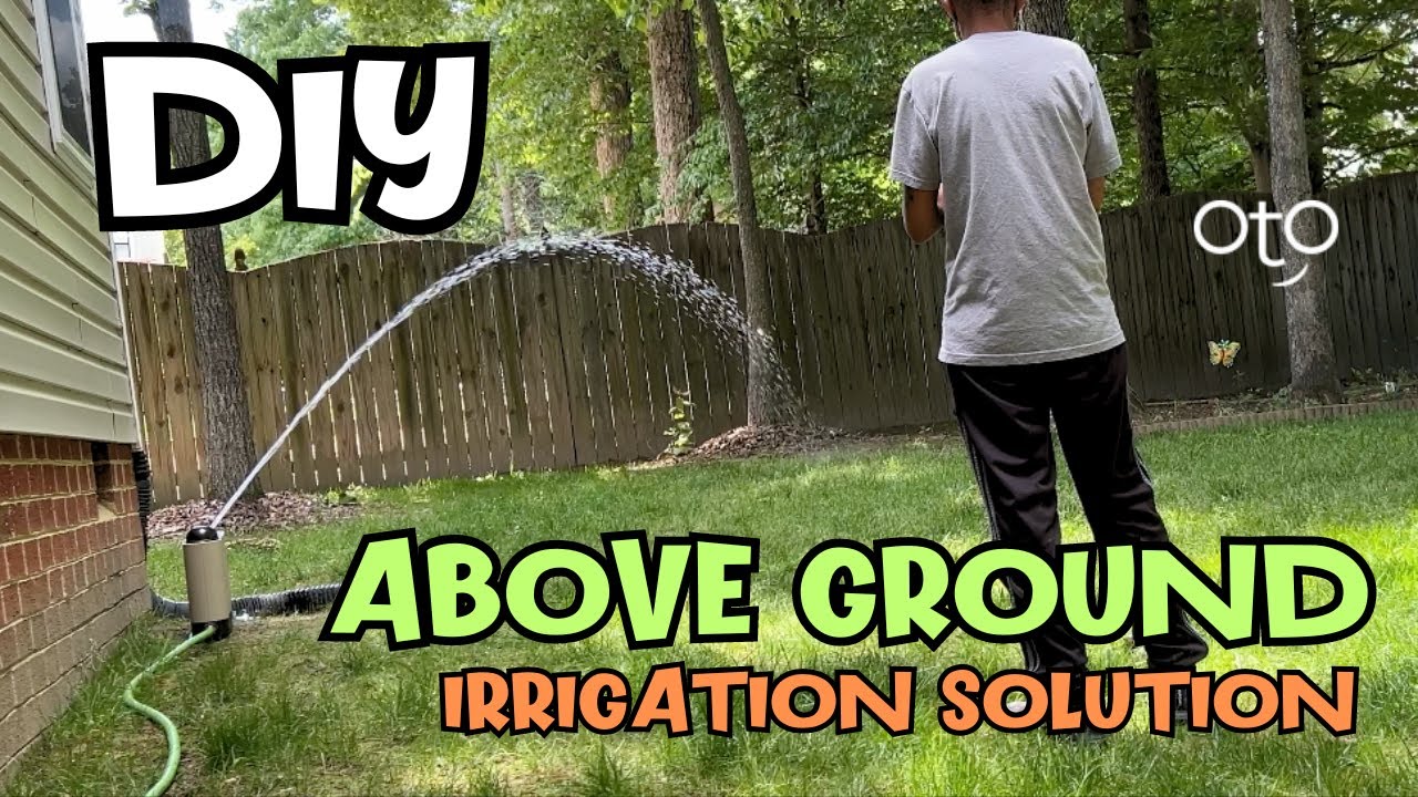 The Ultimate Solar Powered DIY Above Ground Irrigation Solution Oto