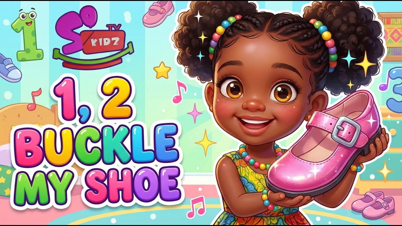 1,2 Buckle my shoe - SokidzTv (Afrobeats Children Party)