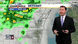 Michael Fish's NBC26 Storm Shield weather forecast