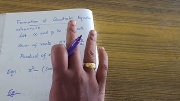 Grade X -  Maths ||  Quadratic Equations   12/09/2020  || Bethalahem Matric School