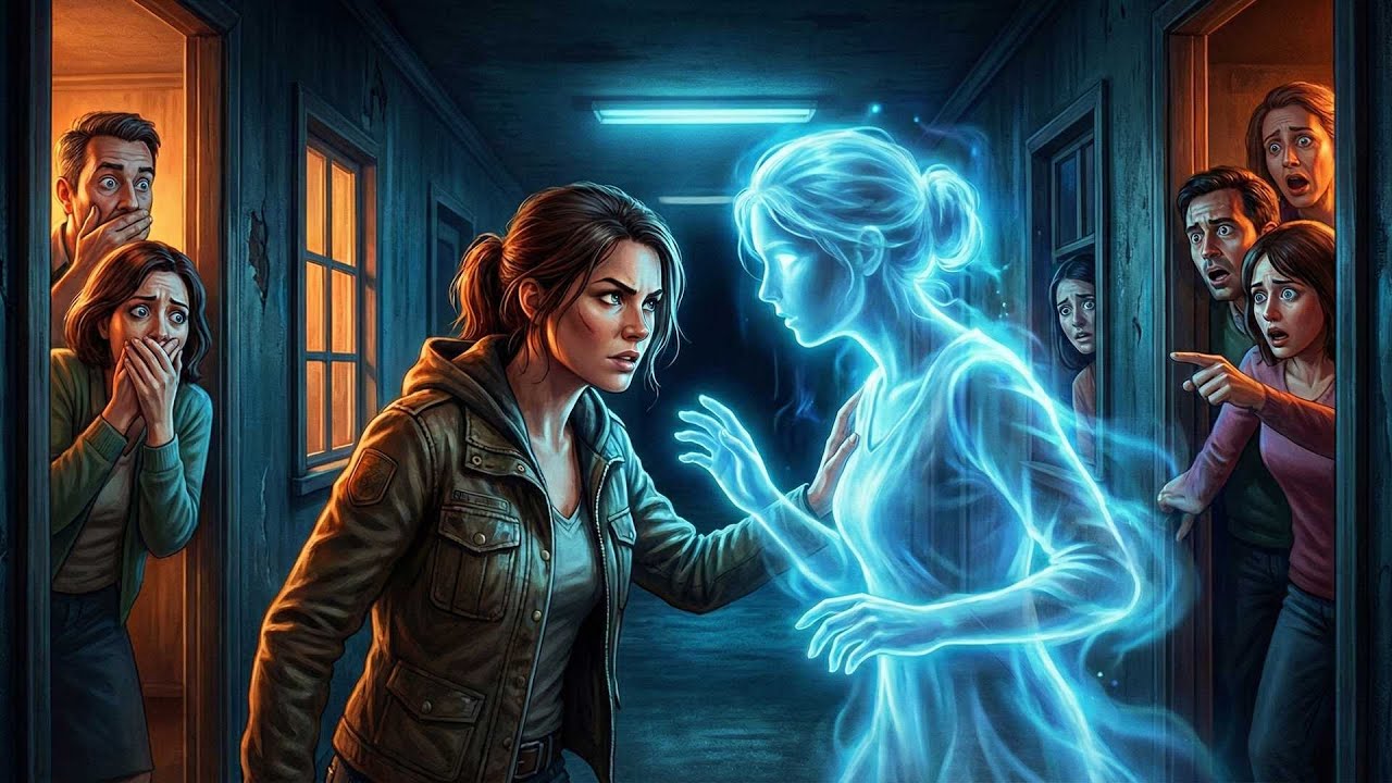 The Soul Ghost Knitting a Sweater