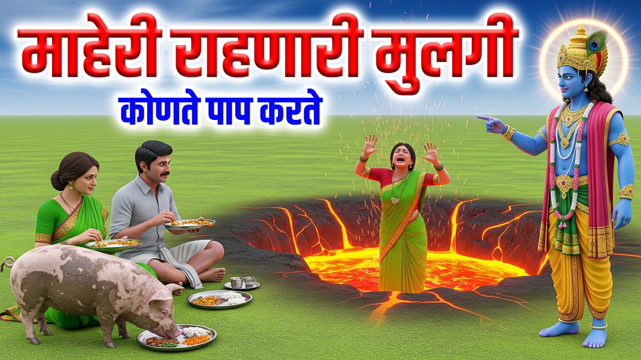 मुलीने माहेरी का राहू नये, माहेरी राहिल्याने कोणते पाप लागते, जाणून घ्या श्री कृष्ण काय सांगतात.