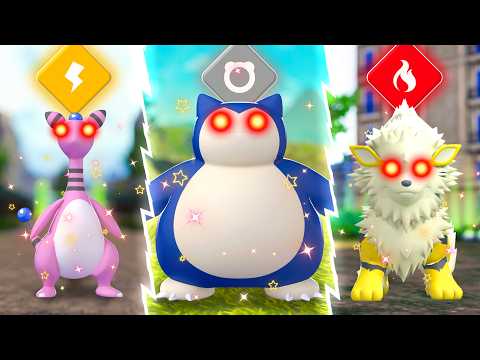 Catching a Shiny Alpha Pokémon for EVERY Type!