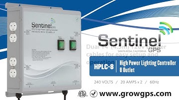 Sentinel GPS HPLC-8 High Power Lighting Controller 8 Outlet