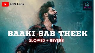 Baaki Sab Theek Lyrical Slowed Reverb Bhediya