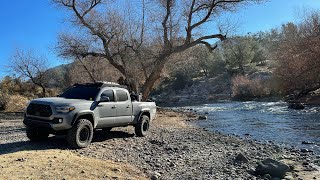 CAMPING ALONG THE KERN RIVER! A COLD MORNING FULL OF FROST