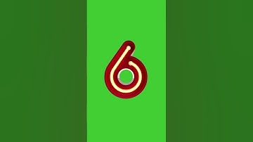 Neon Light 3D Numbers Countdown with Voice Over | GREEN SCREEN #countdown #countdown10seconds